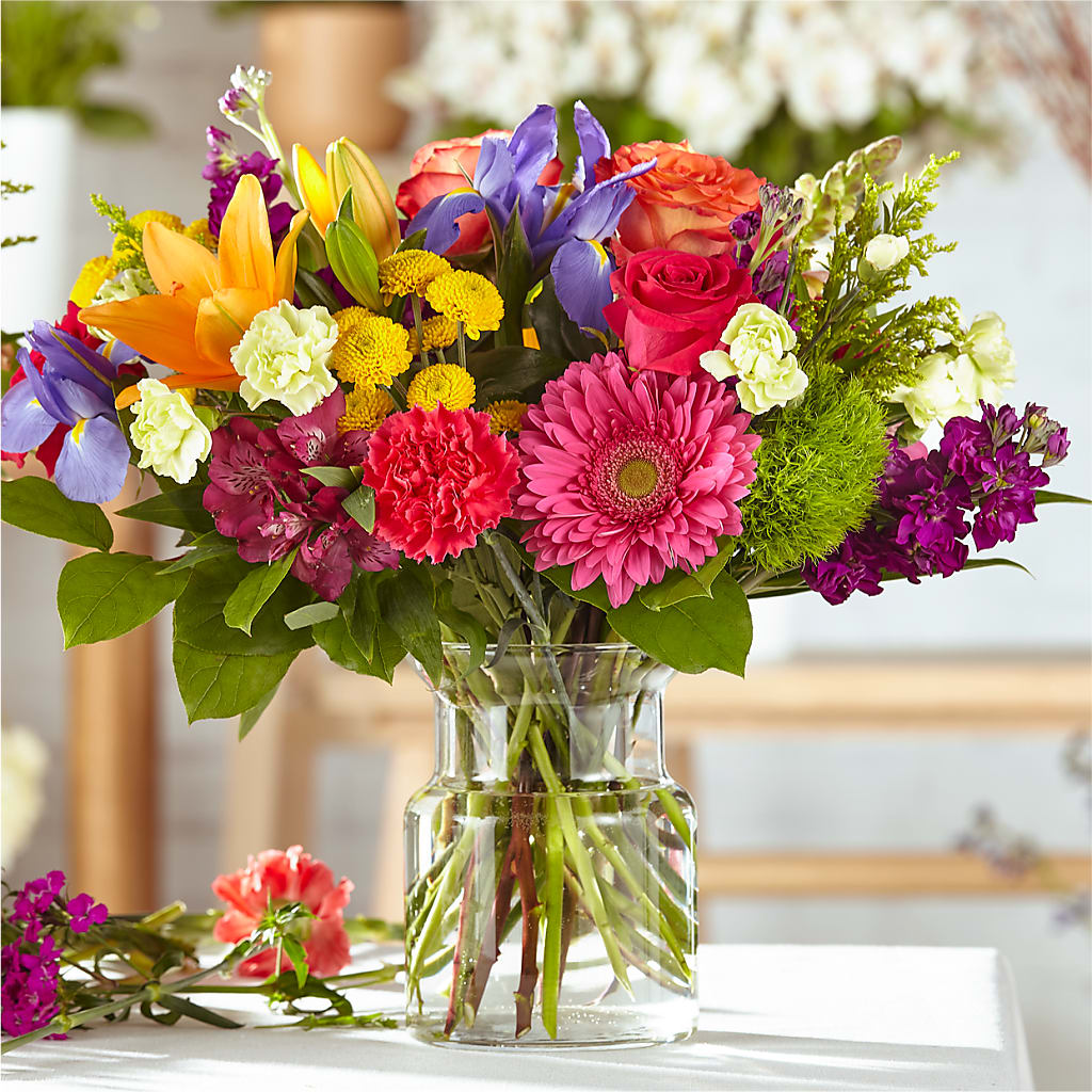 Bold & Bright – A Florist Original – Blossom Shop, Conroe TX