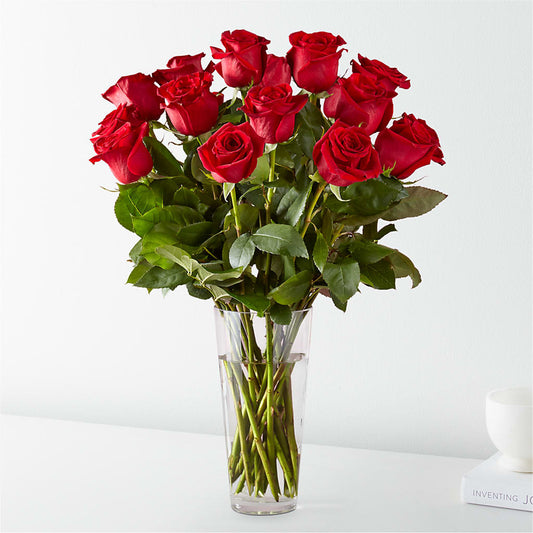 Long Stem Red Rose Bouquet – Blossom Shop, Conroe TX