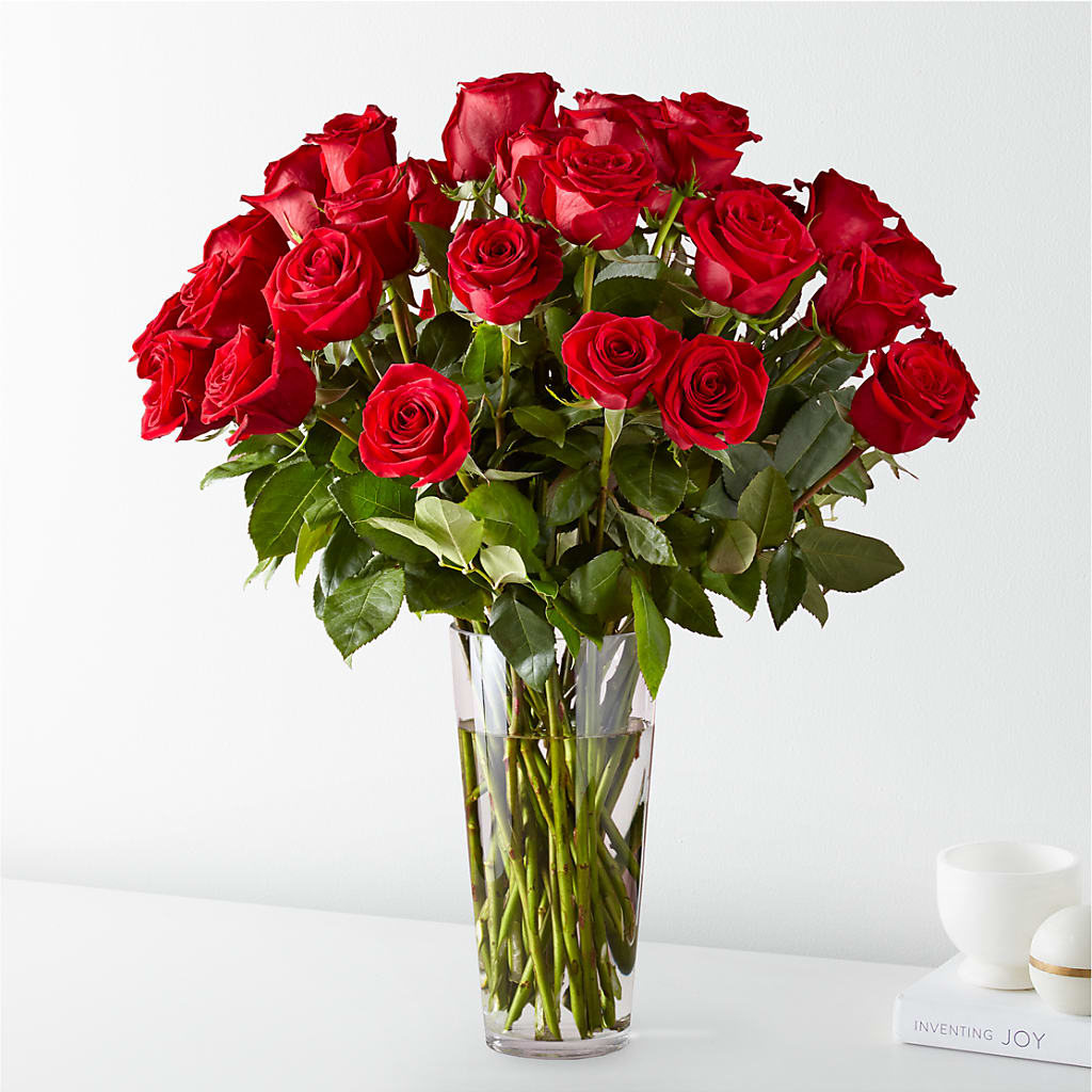 Long Stem Red Rose Bouquet – Blossom Shop, Conroe TX