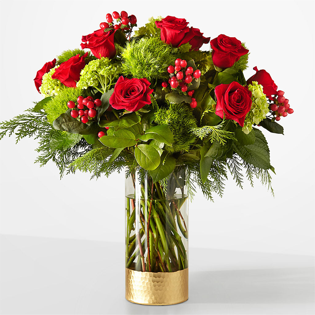 Plaid Throw Bouquet – Blossom Shop, Conroe TX