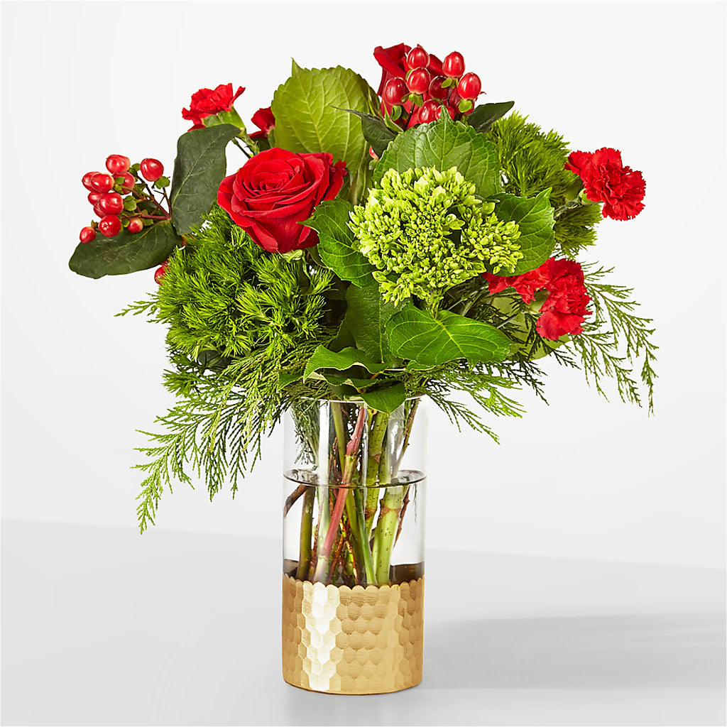 Plaid Throw Bouquet – Blossom Shop, Conroe TX