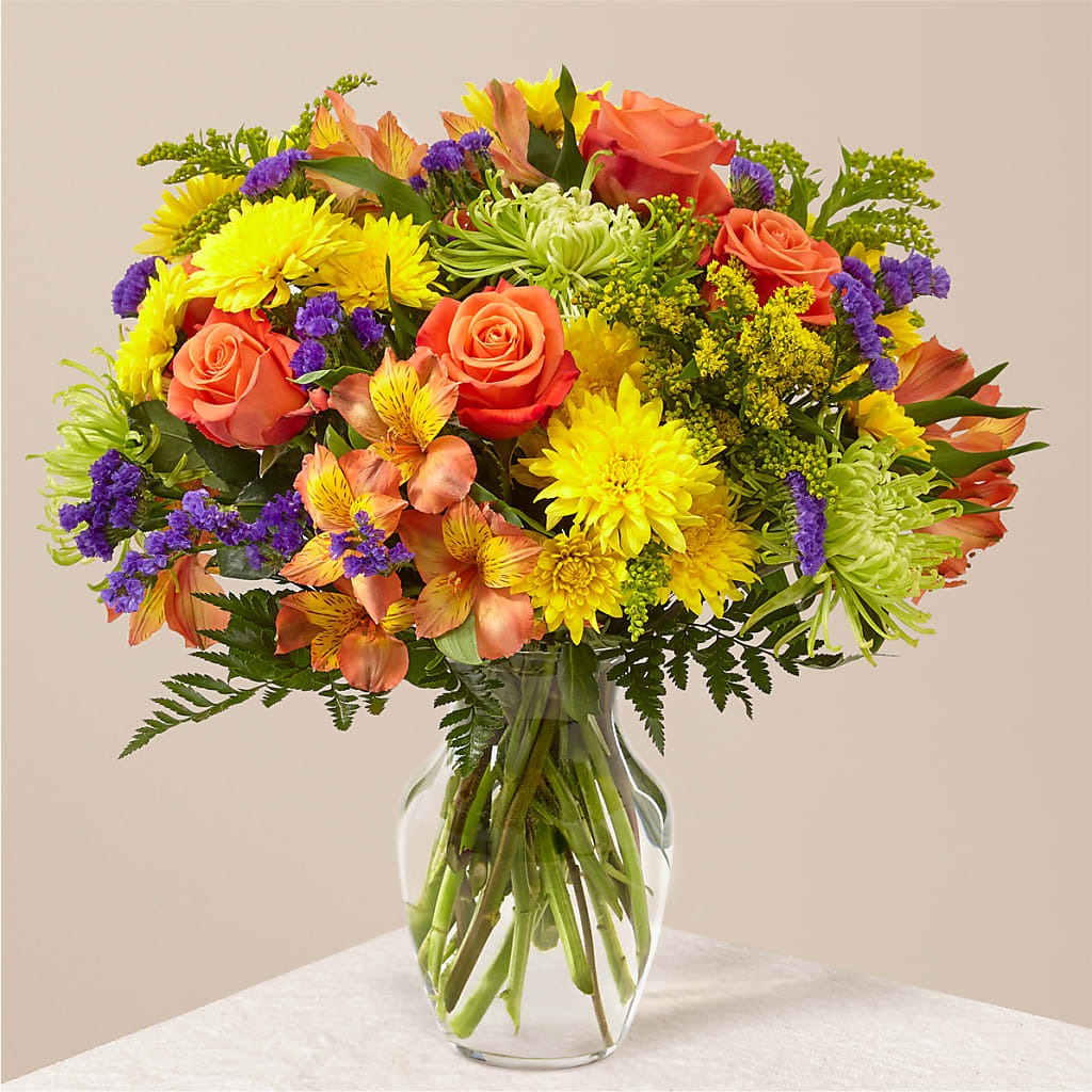 Marmalade Skies Bouquet – Blossom Shop, Conroe TX