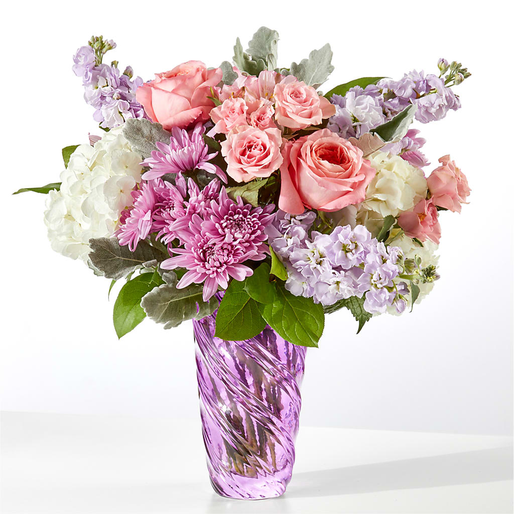 Silver Lining Bouquet – Blossom Shop, Conroe TX
