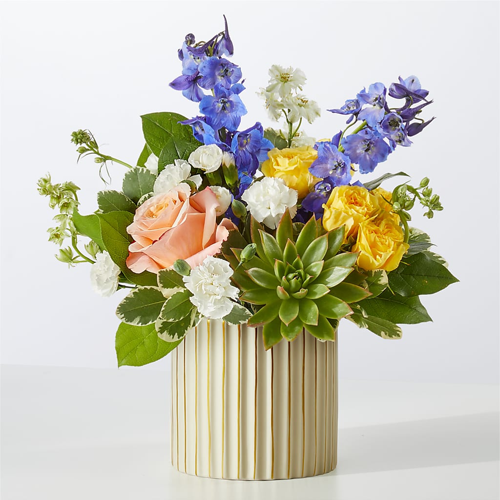 Cobalt Reverie Bouquet – Blossom Shop, Conroe TX