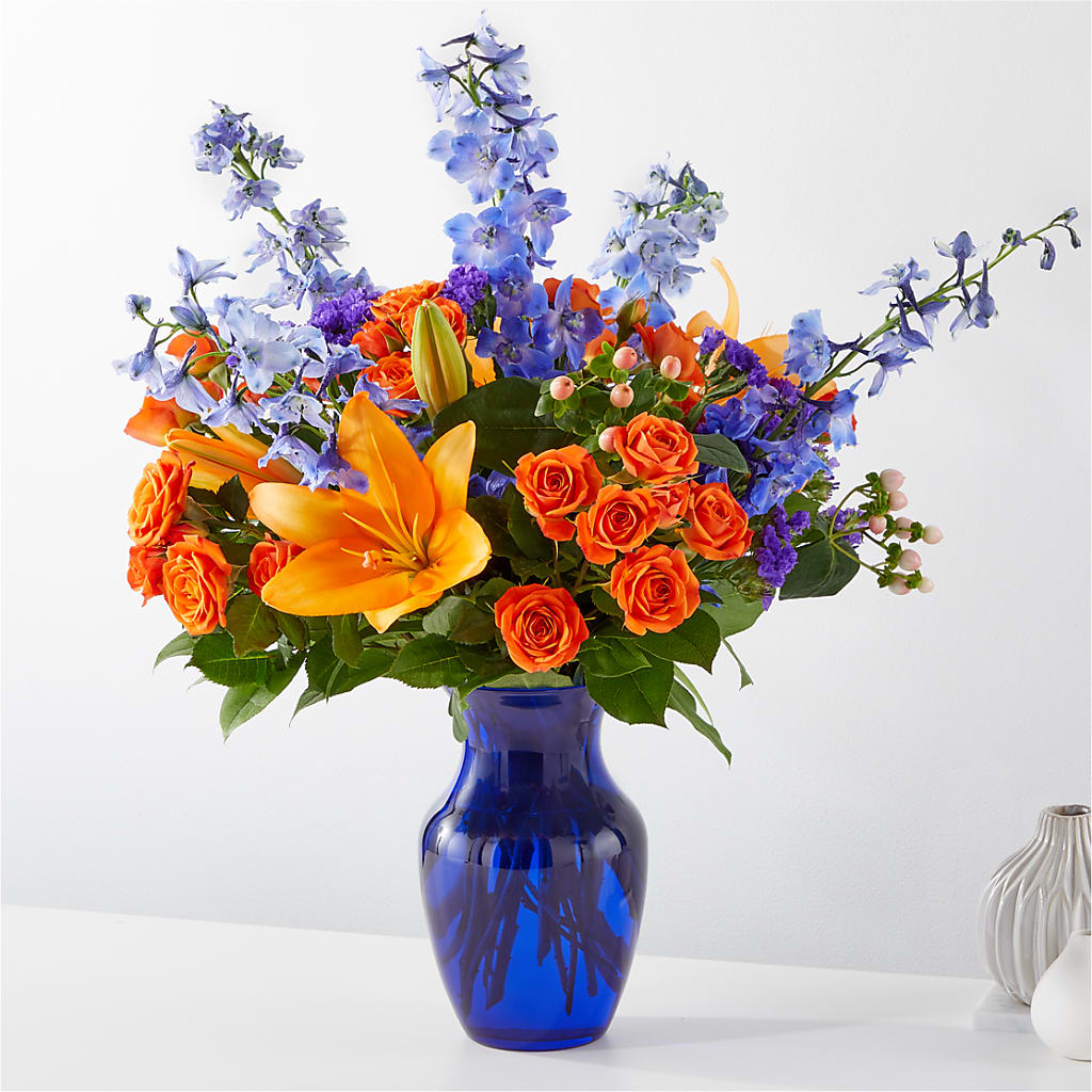 Radiant Citrus Bouquet – Blossom Shop, Conroe TX