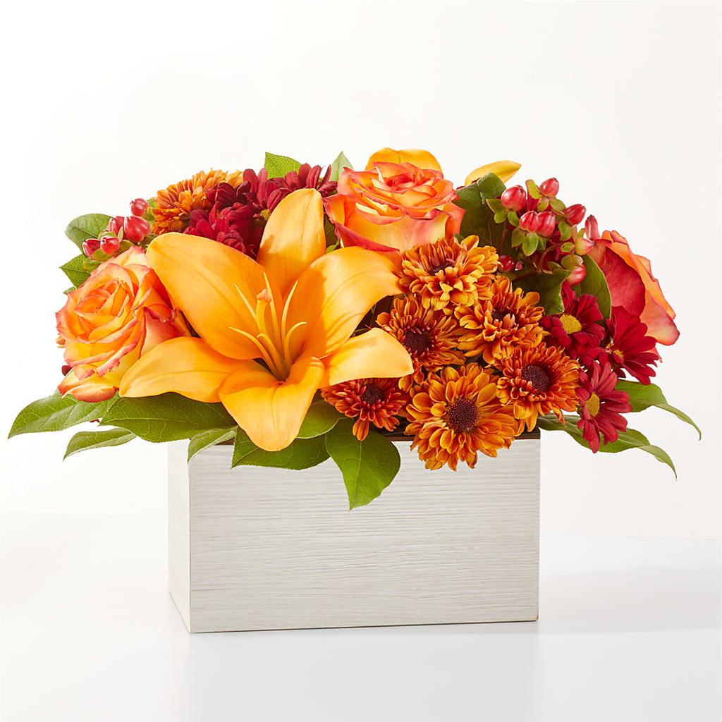 Backyard Bonfire Bouquet – Blossom Shop, Conroe TX