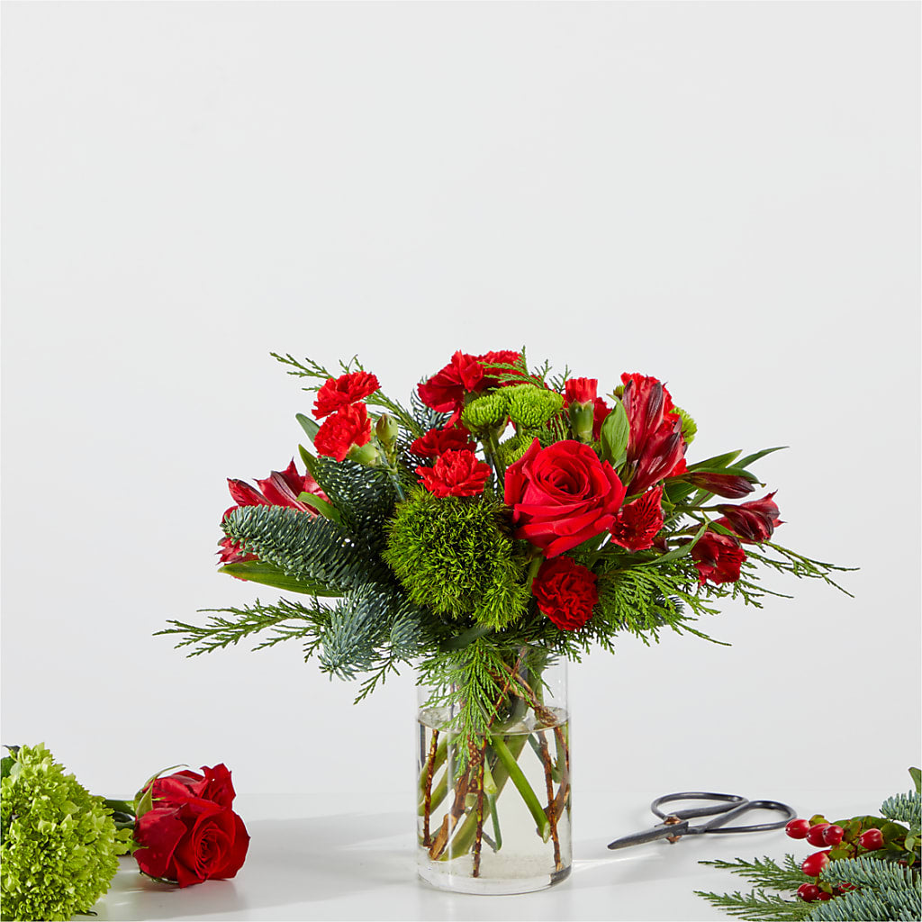 Merry Moment Bouquet – A Florist Original – Blossom Shop, Conroe TX