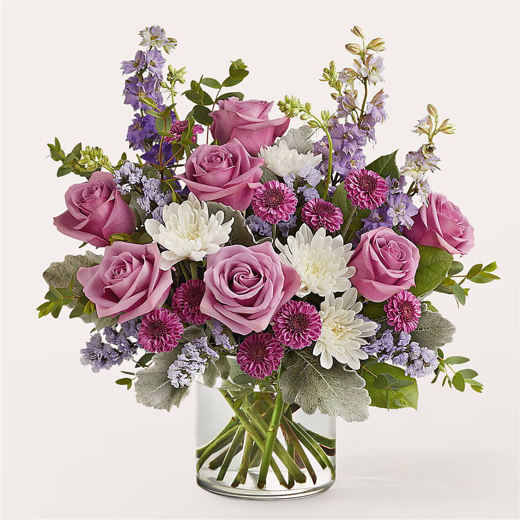 Violet Frost Bouquet – Blossom Shop, Conroe TX
