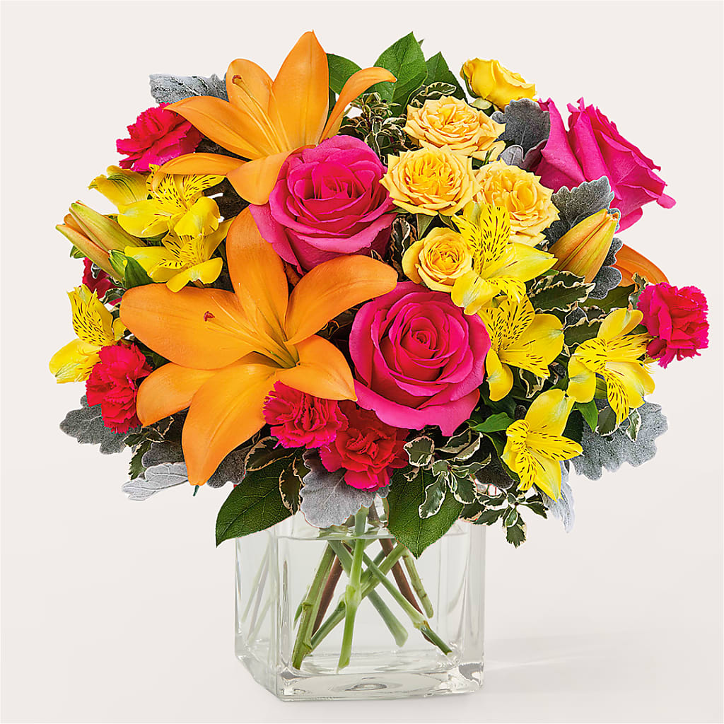 To the Tropics Bouquet – Blossom Shop, Conroe TX