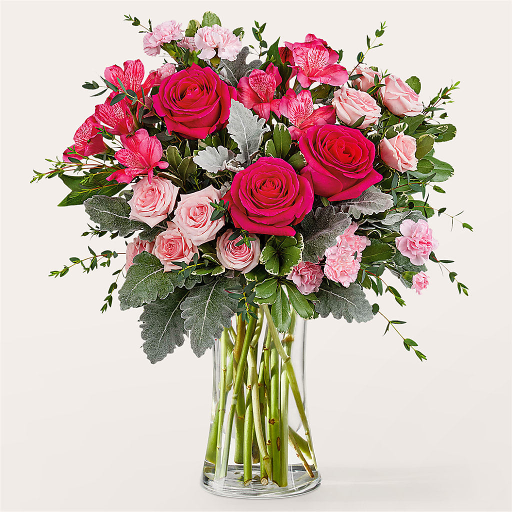 Tickled Pink Bouquet – Blossom Shop, Conroe TX