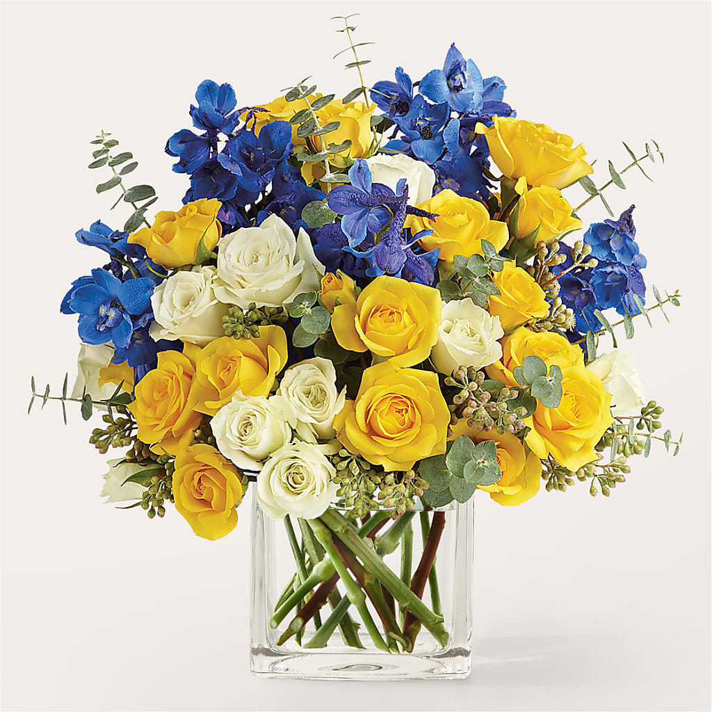 Sparkling Citrine Bouquet – Blossom Shop, Conroe TX