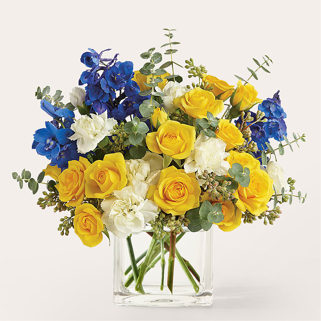 Sparkling Citrine Bouquet – Blossom Shop, Conroe TX