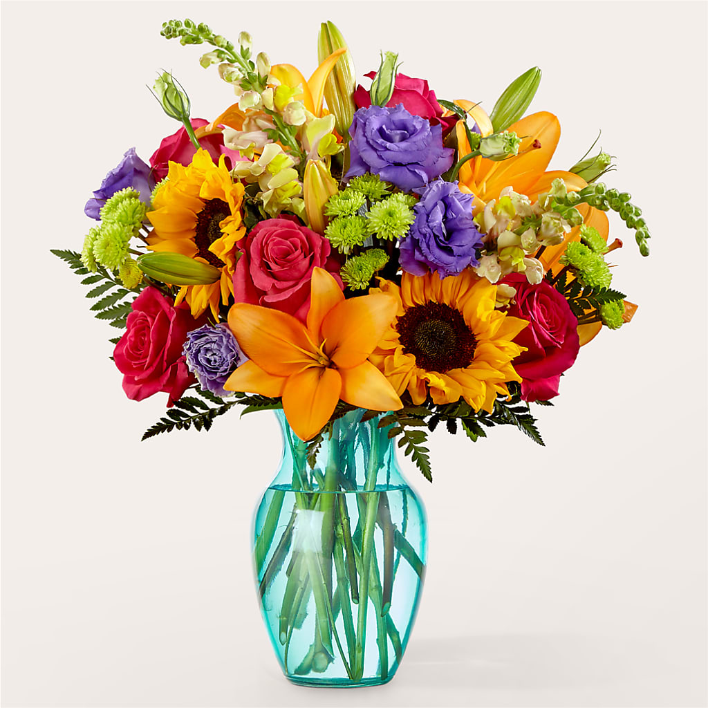 Double Rainbow Bouquet – Blossom Shop, Conroe TX