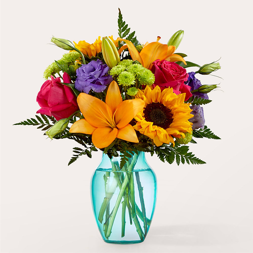 Double Rainbow Bouquet – Blossom Shop, Conroe TX