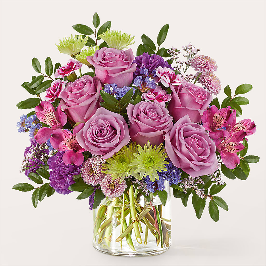 Glass Half Full Bouquet – Blossom Shop, Conroe TX