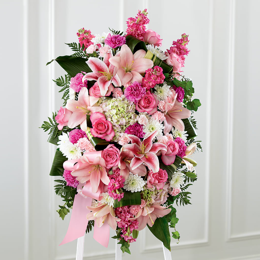 Comforting Standing Spray – Blossom Shop, Conroe TX