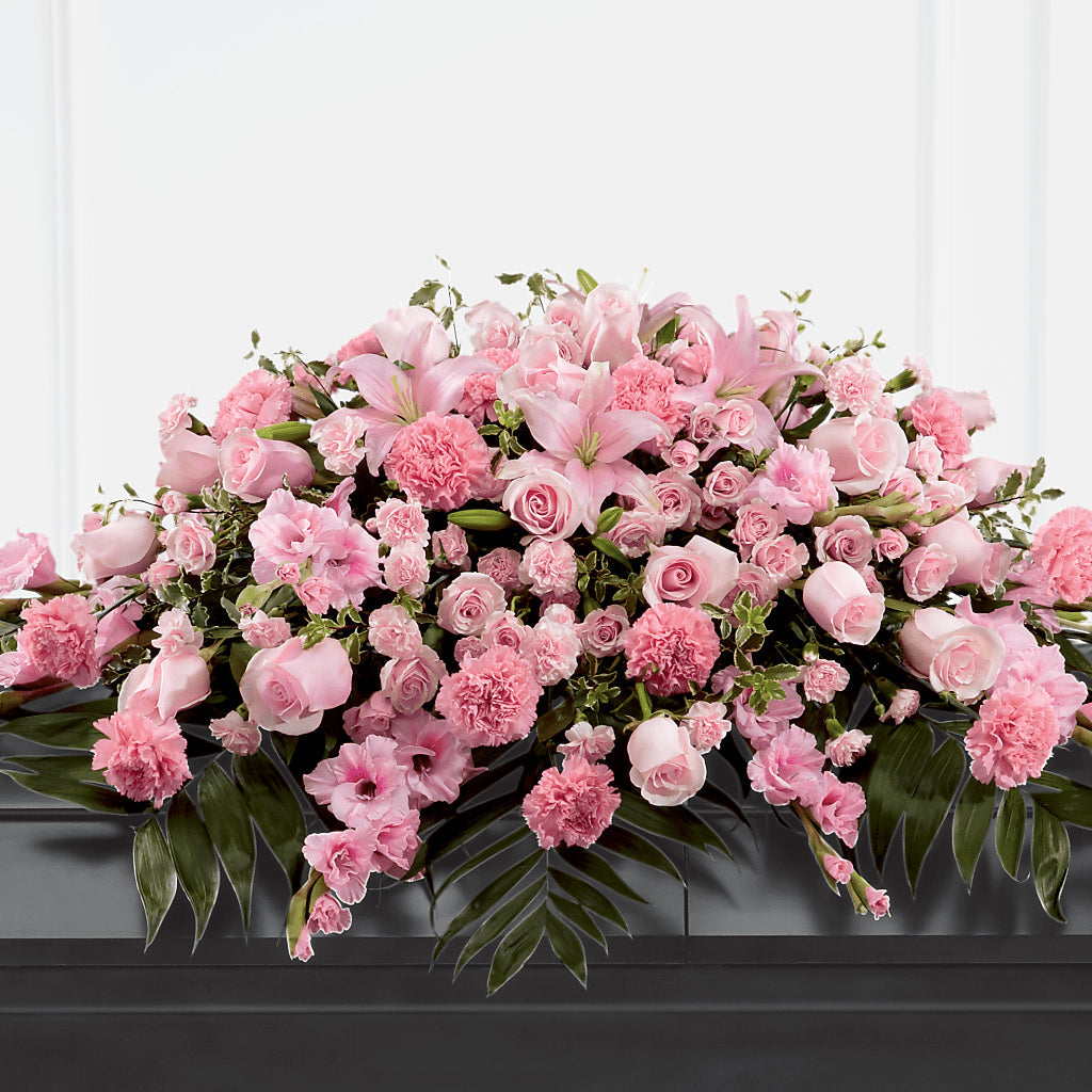 Garden of Comfort Casket Spray (Standard) – Blossom Shop, Conroe TX