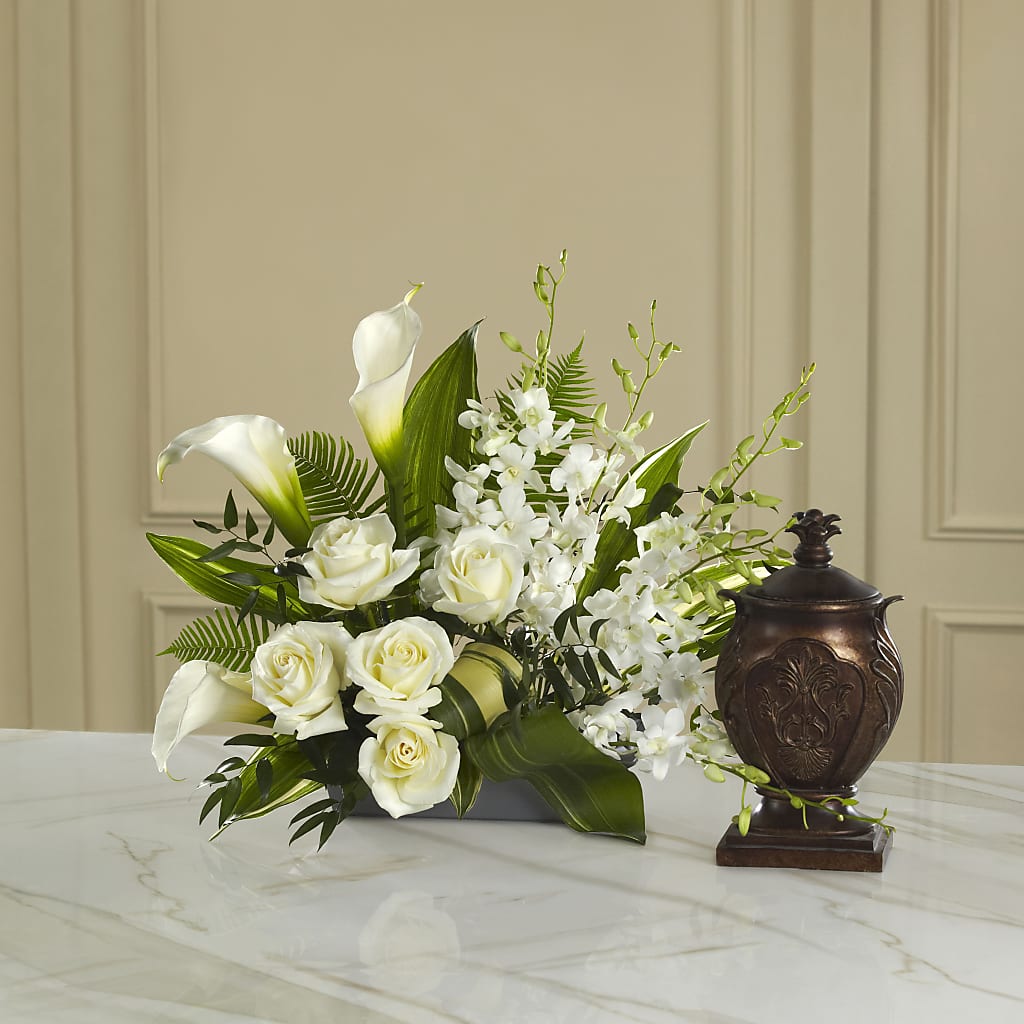 At Peace Arrangement – Blossom Shop, Conroe TX