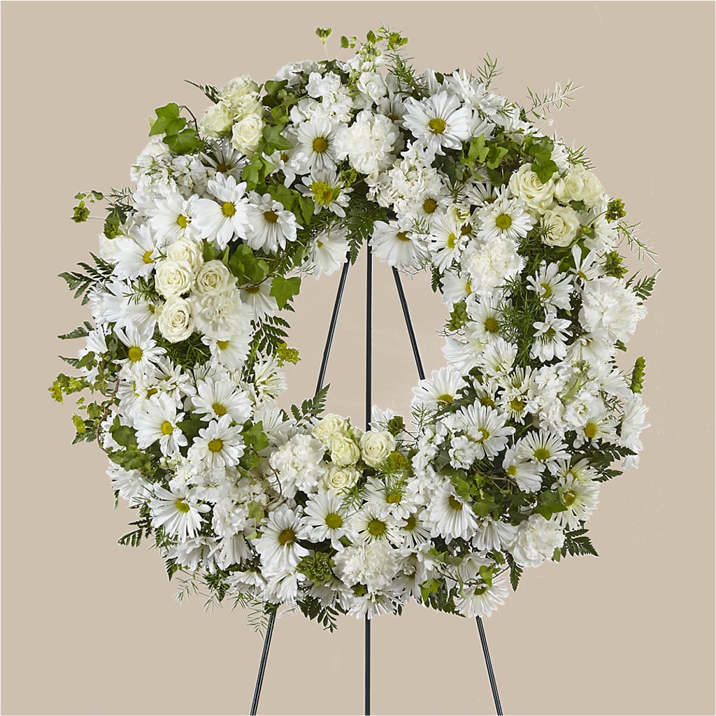 Faithful Wishes Wreath – Blossom Shop, Conroe TX