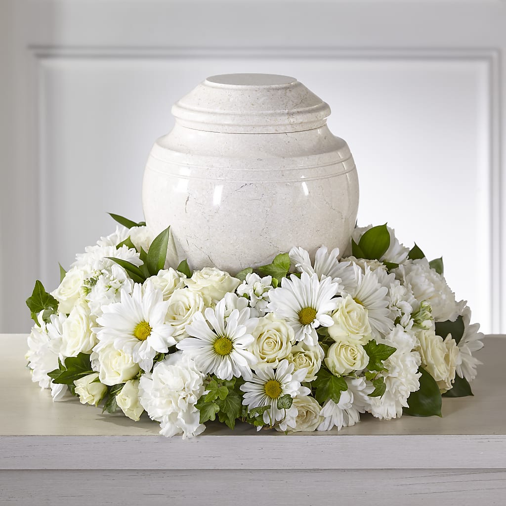 Ivory Gardens Cremation Adornment – Blossom Shop, Conroe TX
