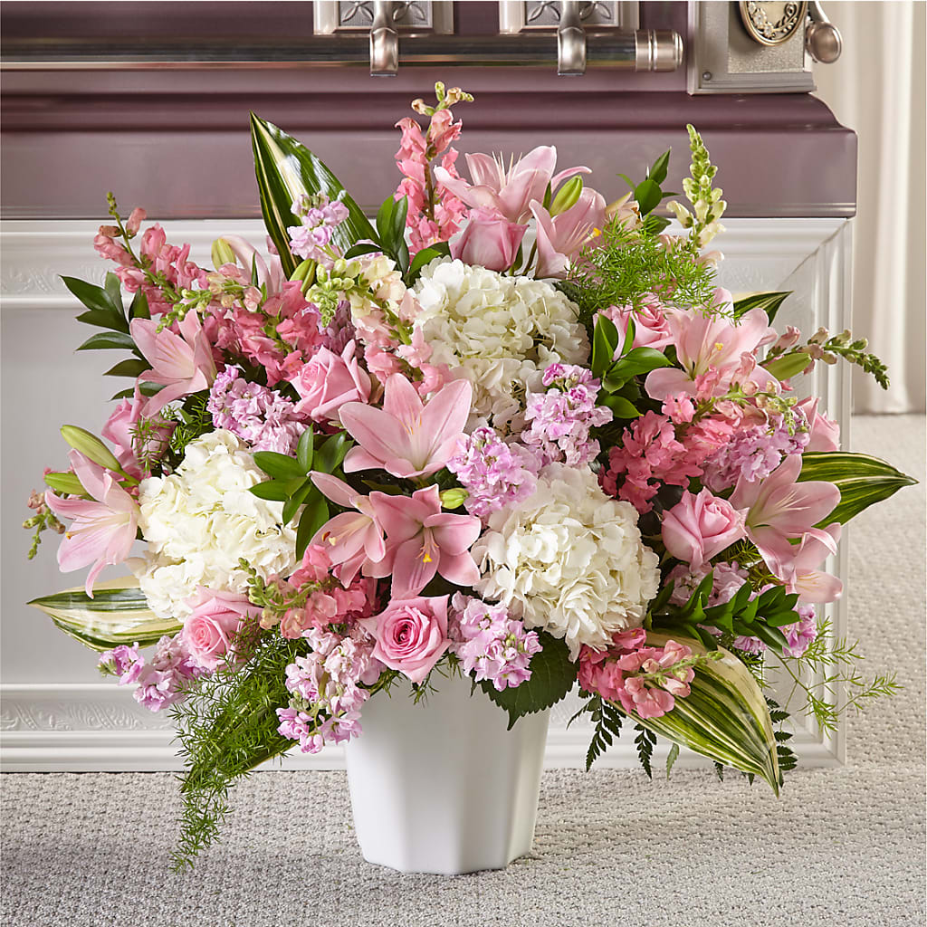 Simply Serene Floor Basket – Blossom Shop, Conroe TX
