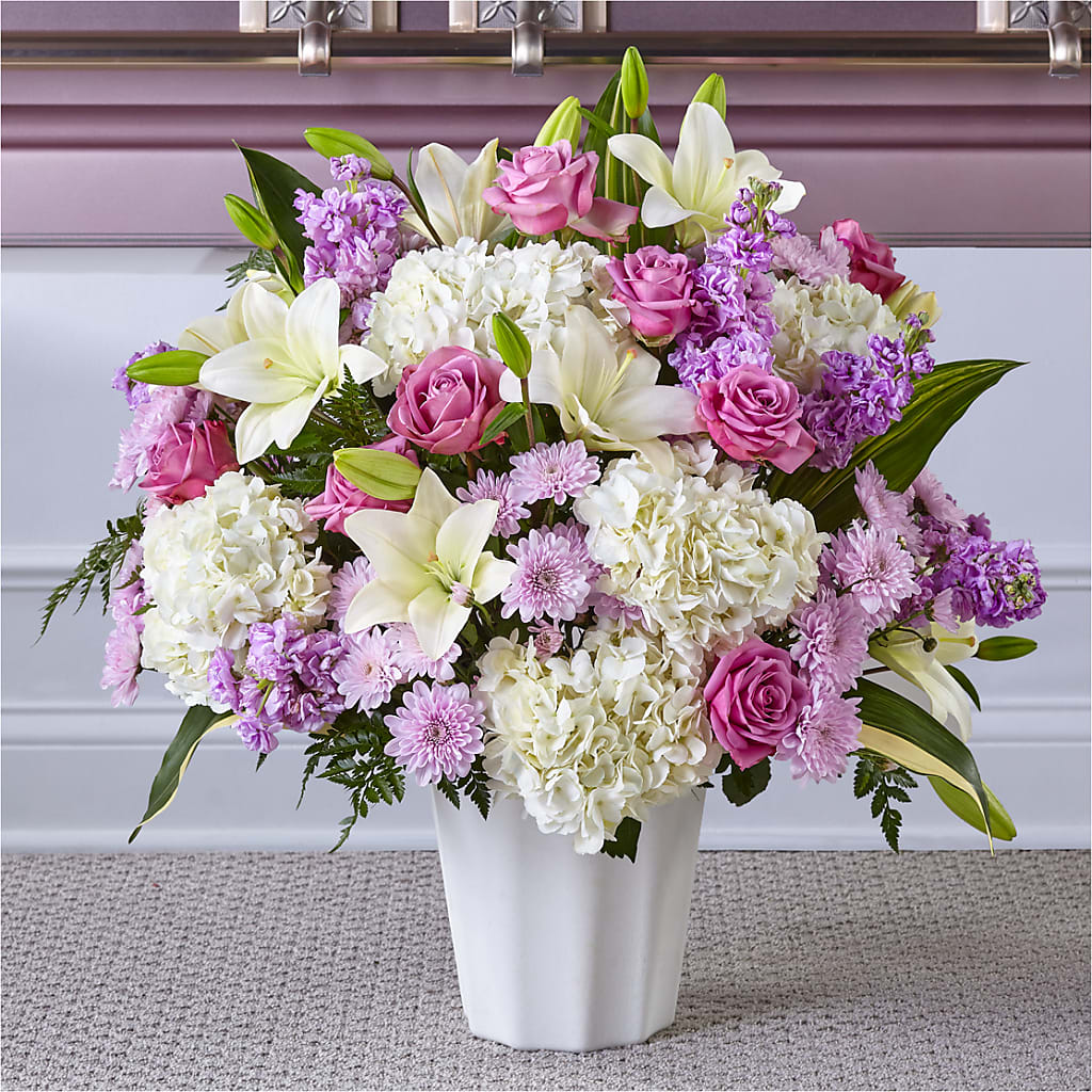 Heaven Sent Floor Basket – Blossom Shop, Conroe TX
