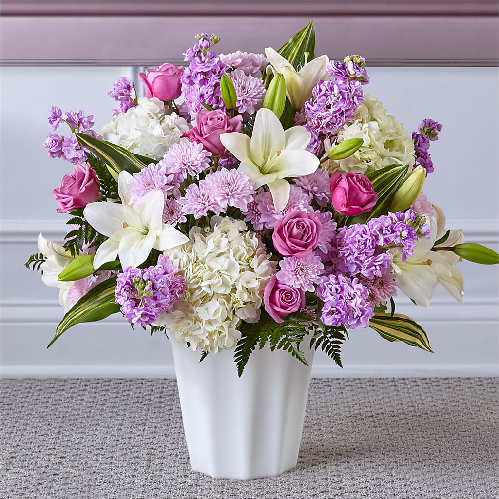 Heaven Sent Floor Basket – Blossom Shop, Conroe TX