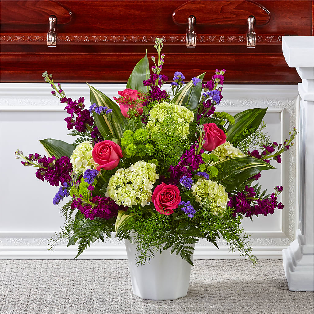 Beautiful Horizons Floor Basket – Blossom Shop, Conroe TX