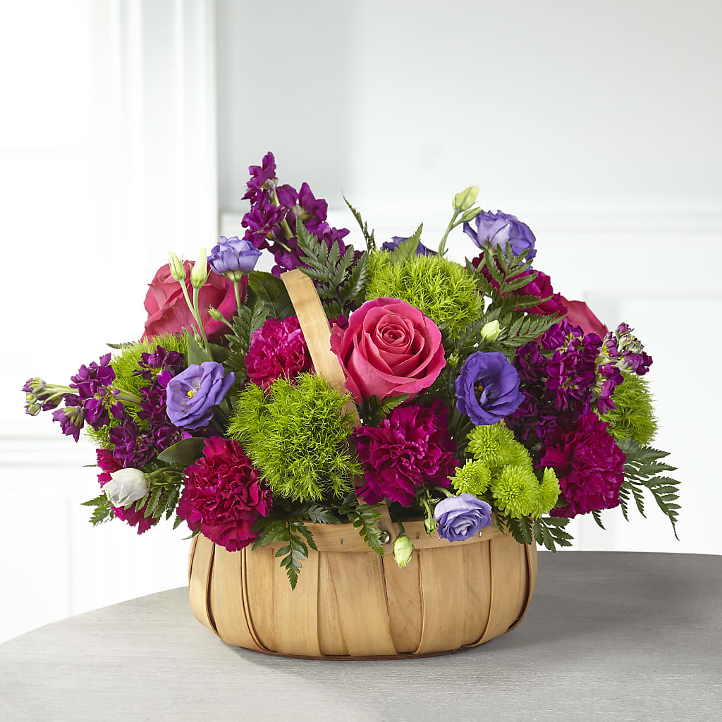 Serene Sanctuary Basket – Blossom Shop, Conroe TX