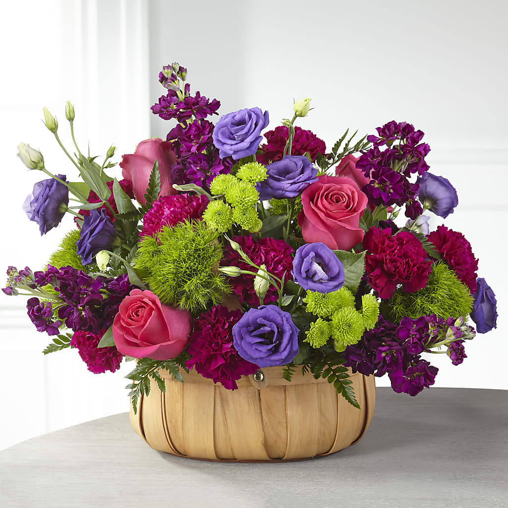 Serene Sanctuary Basket – Blossom Shop, Conroe TX