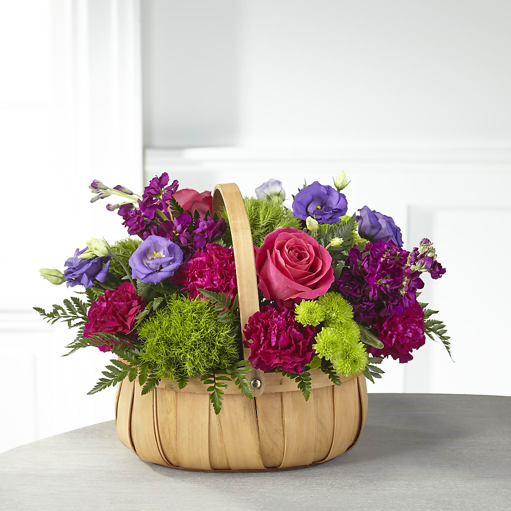 Serene Sanctuary Basket – Blossom Shop, Conroe TX