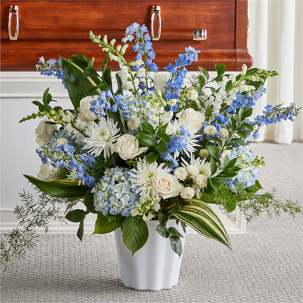 Everlasting Memories Floor Basket – Blossom Shop, Conroe TX