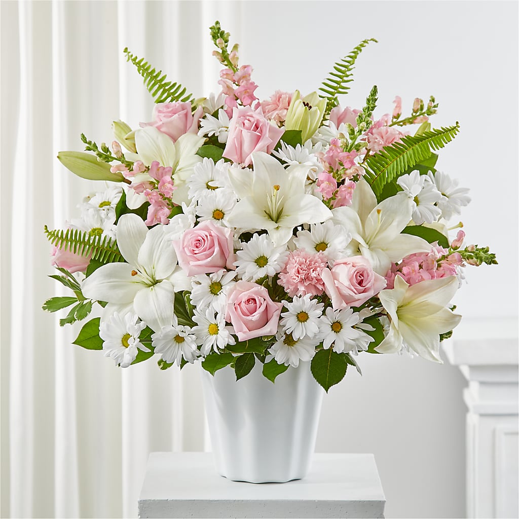Soft Touch Tabletop Basket – Blossom Shop, Conroe TX