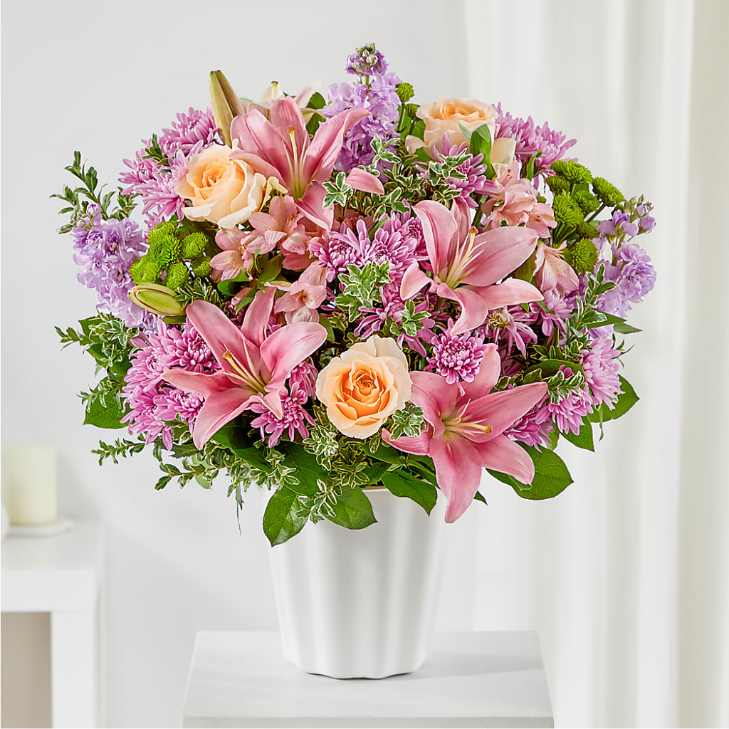 Supportive Embrace Tabletop Basket – Blossom Shop, Conroe TX
