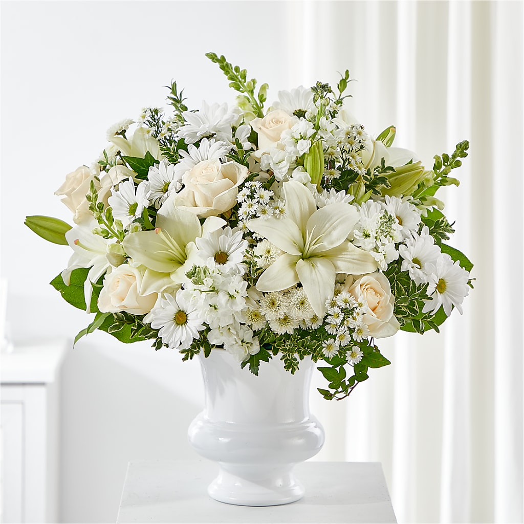 Uplifting Urn Arrangement – Blossom Shop, Conroe TX