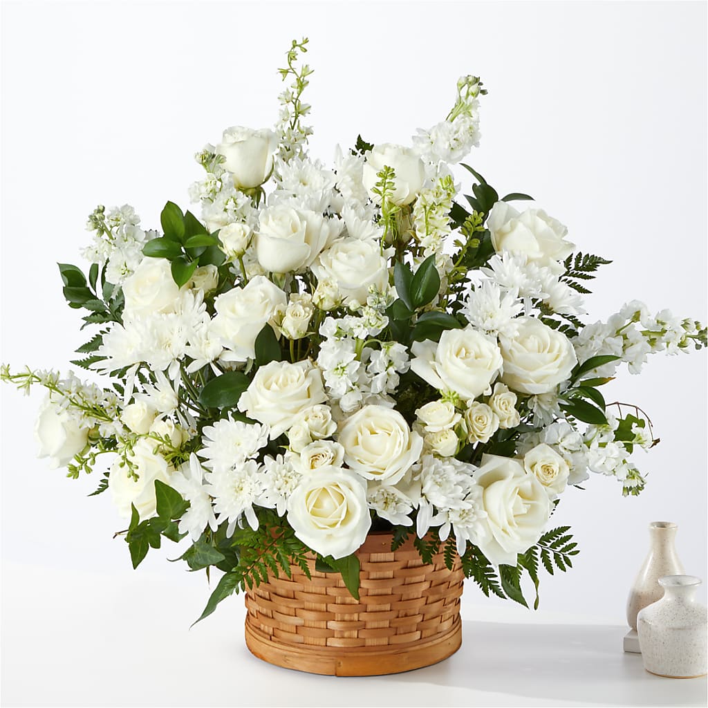 Heartfelt Condolences Arrangement – Blossom Shop, Conroe TX