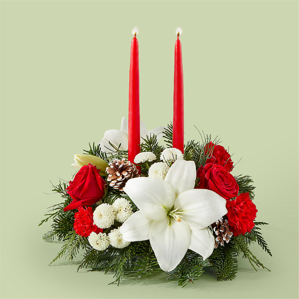 Seasonal Festivities Centerpiece – Blossom Shop, Conroe TX