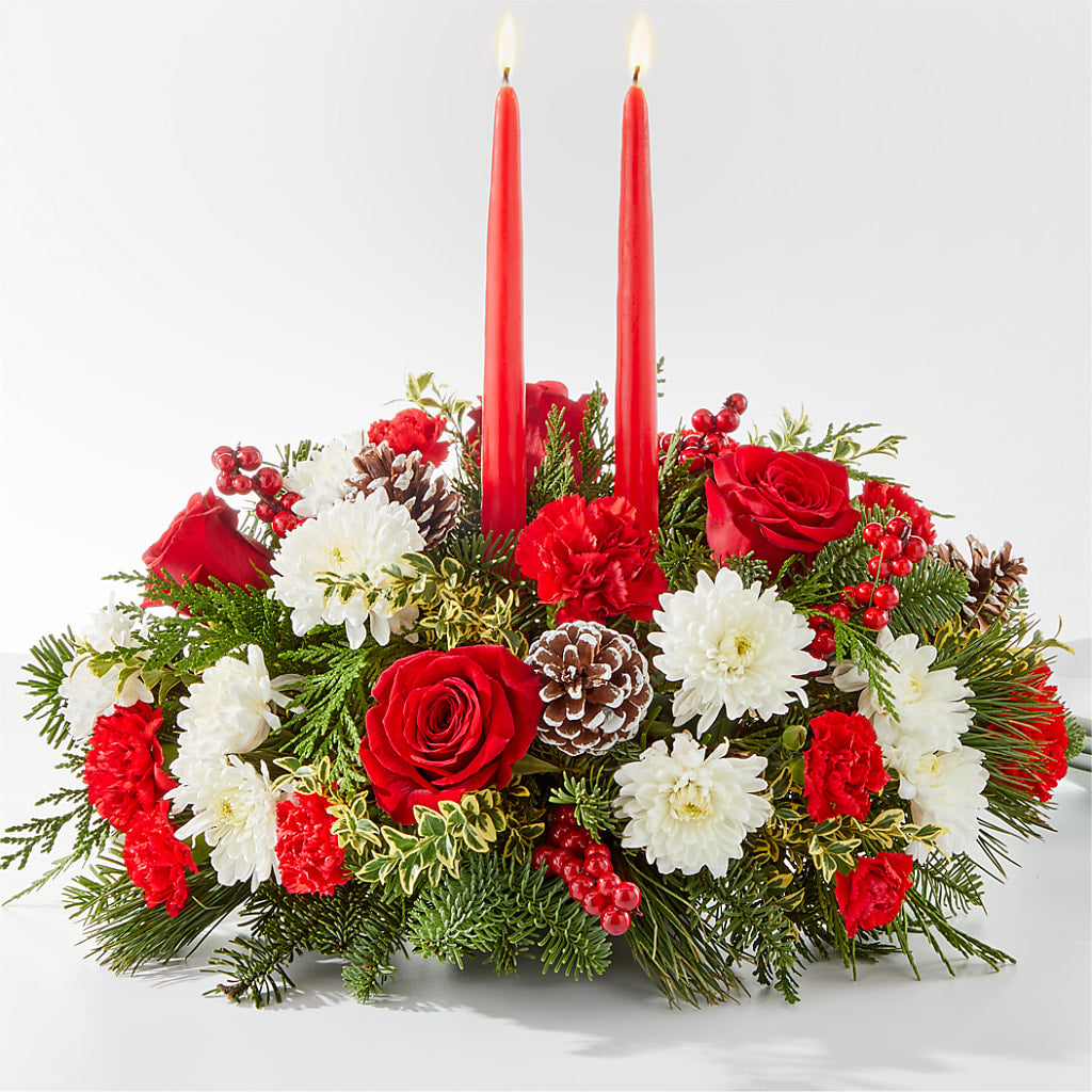 Holiday Soiree Centerpiece – Blossom Shop, Conroe TX