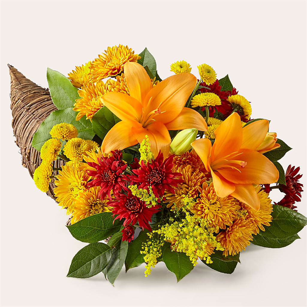 Feast of Color Cornucopia – Blossom Shop, Conroe TX