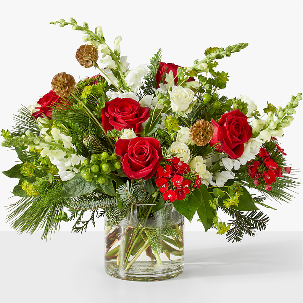 Deck the Halls Bouquet – Blossom Shop, Conroe TX