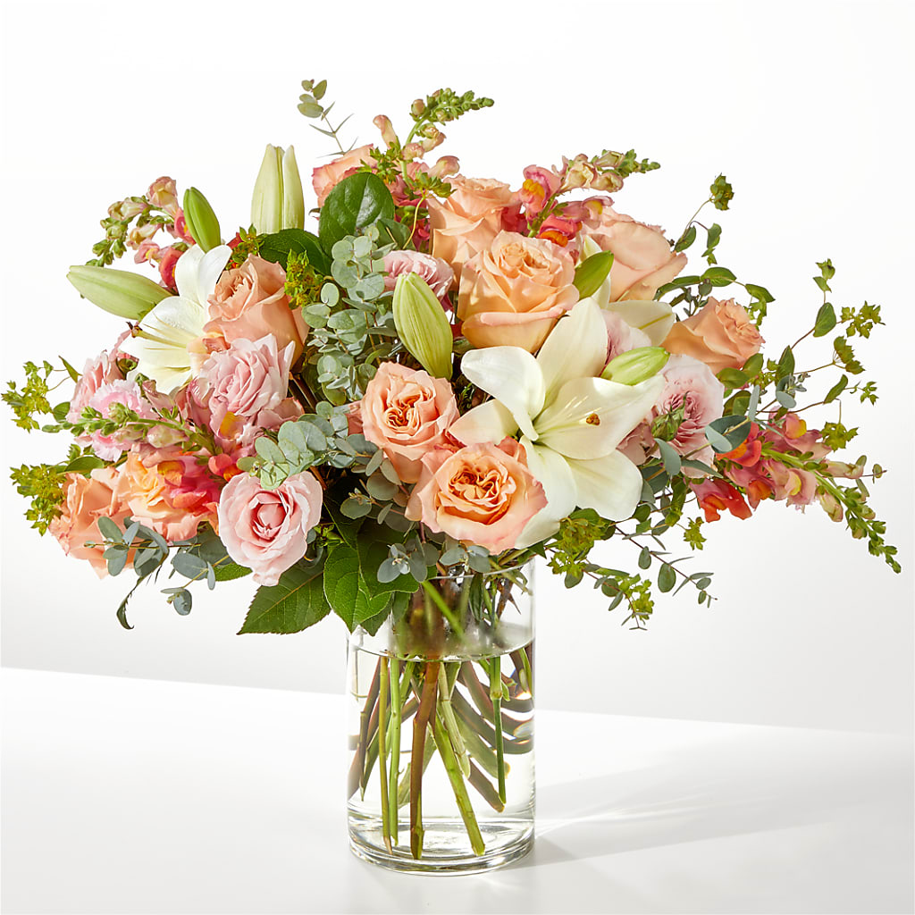 Grapefruit Splash Bouquet – Blossom Shop, Conroe TX