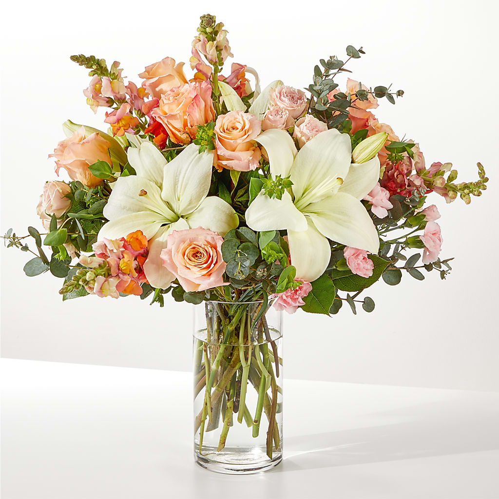 Grapefruit Splash Bouquet – Blossom Shop, Conroe TX