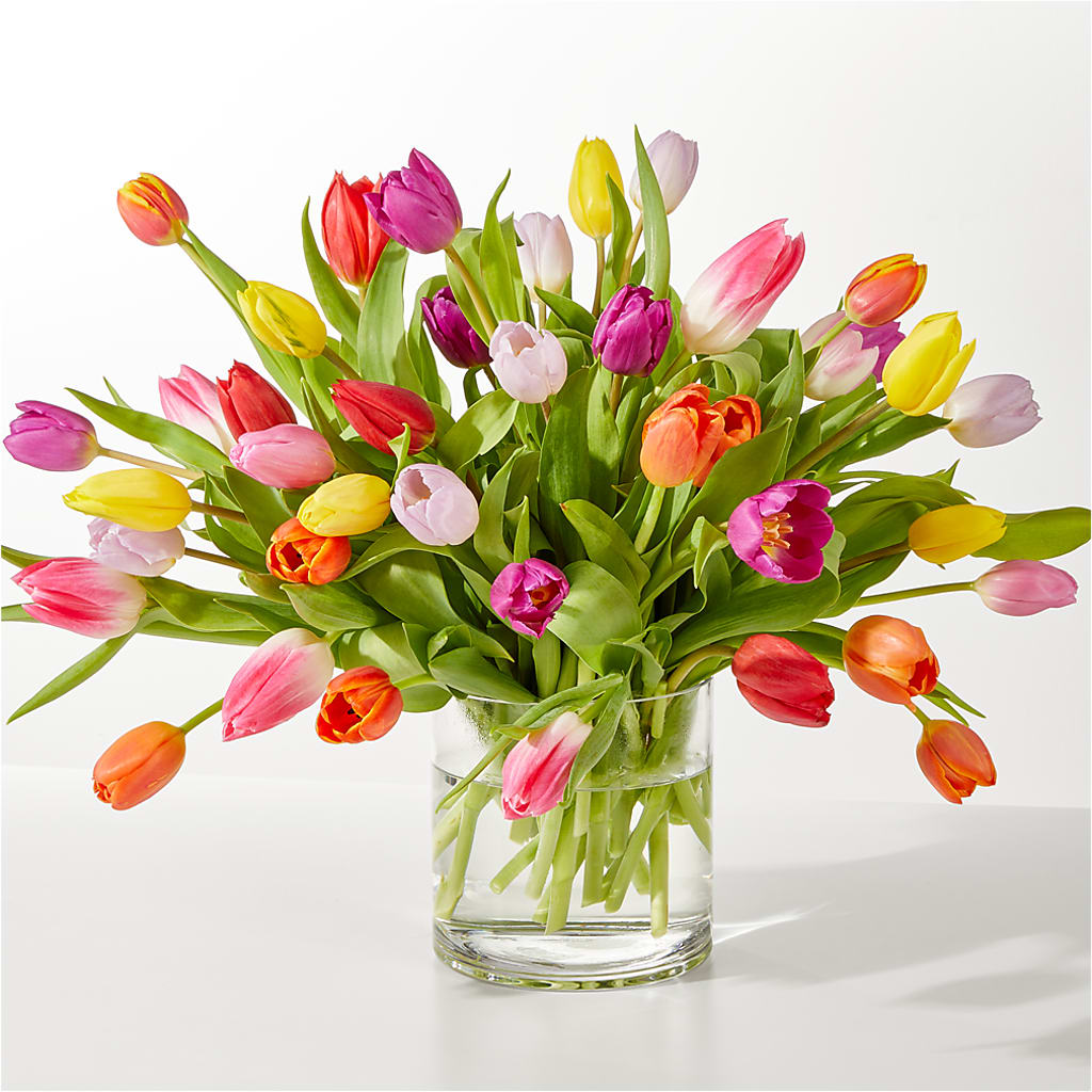 Spring's Calling Tulip Bouquet – Blossom Shop, Conroe TX