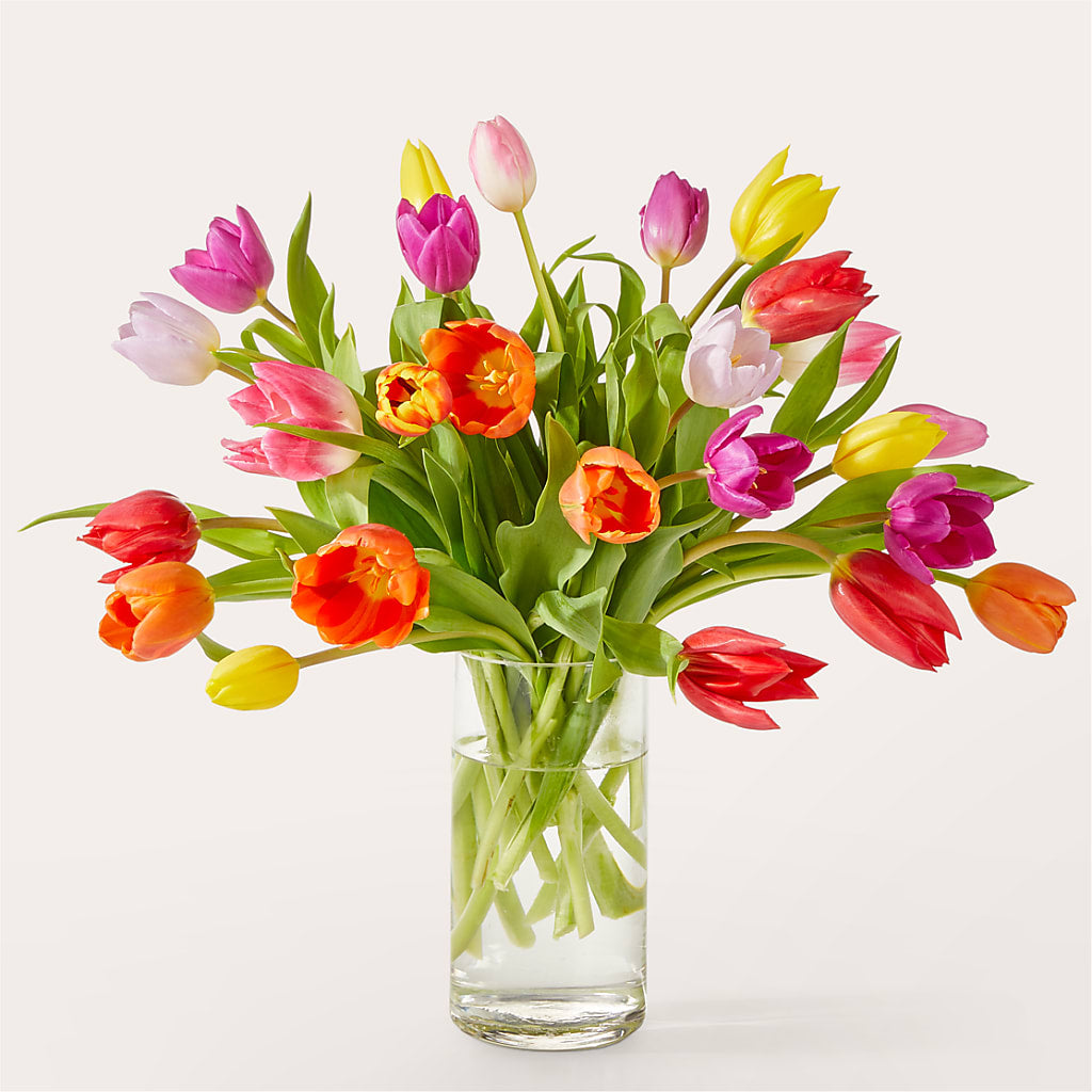 Let's Talk Tulips Bouquet – Blossom Shop, Conroe TX