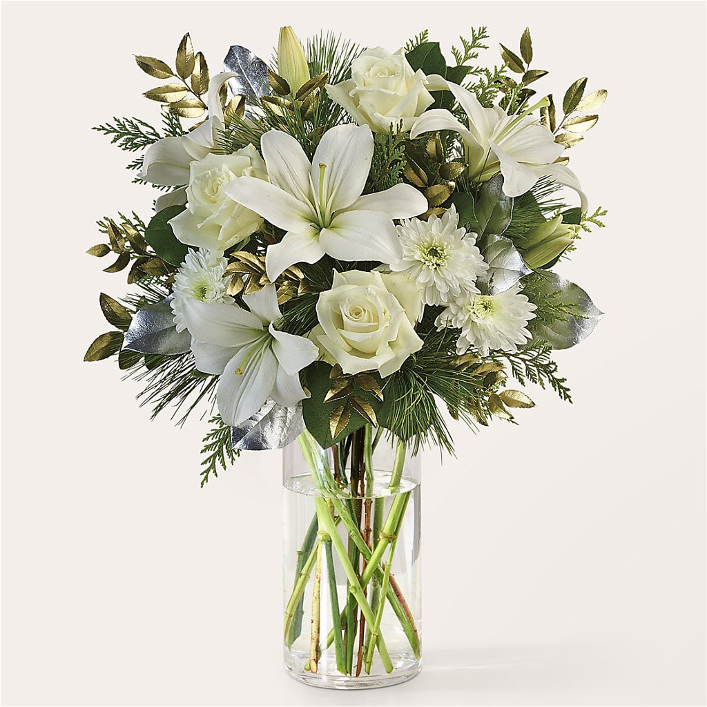 Wintry Mix Bouquet – Blossom Shop, Conroe TX