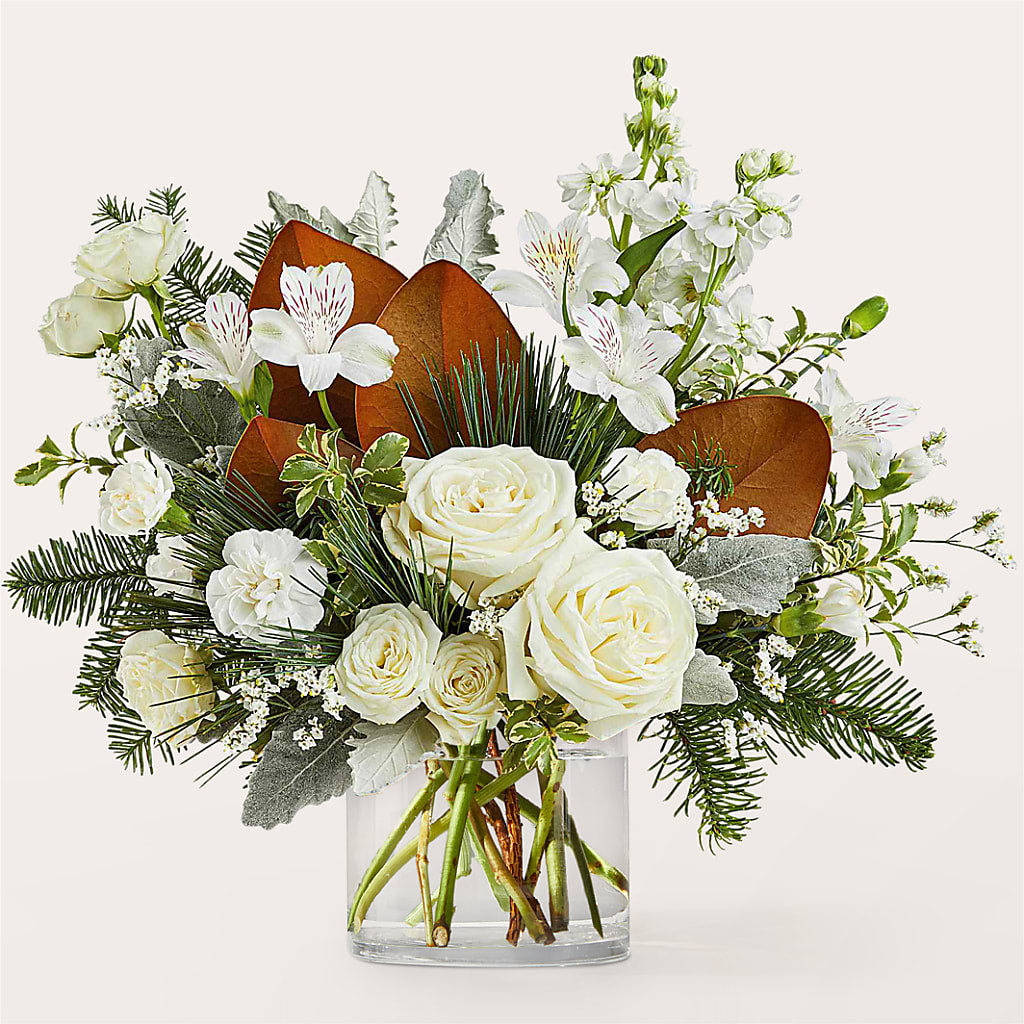 Fresh Snowfall Bouquet – Blossom Shop, Conroe TX