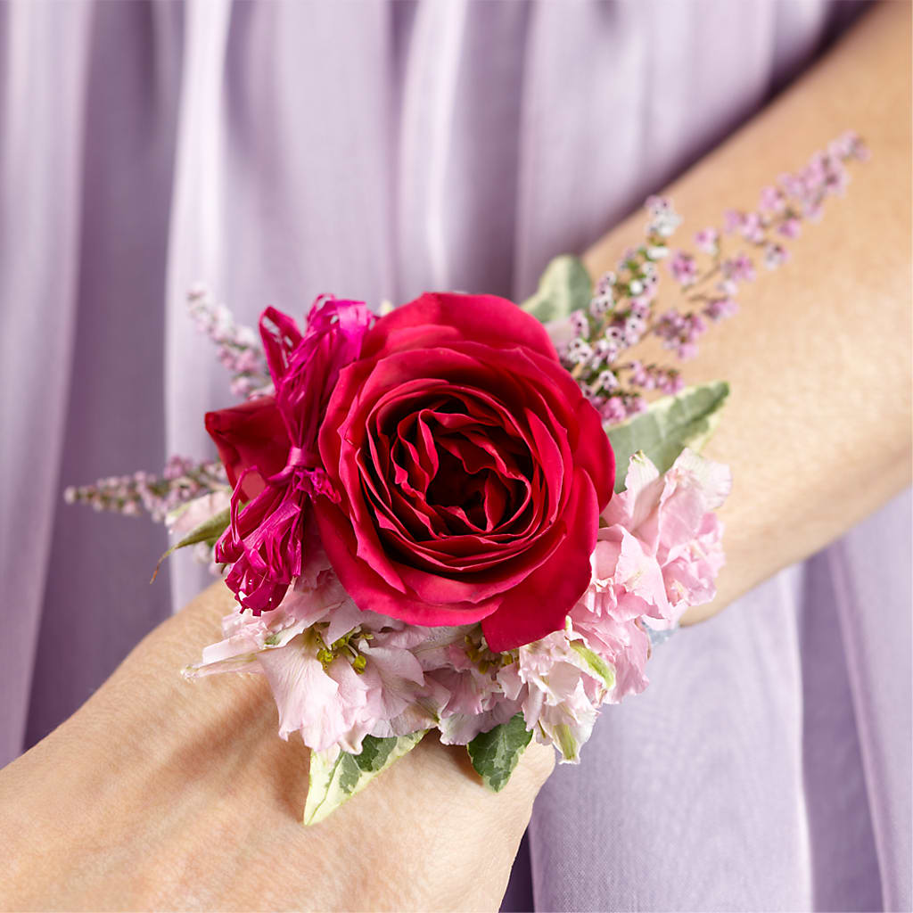Rose Charm Corsage – Blossom Shop, Conroe TX