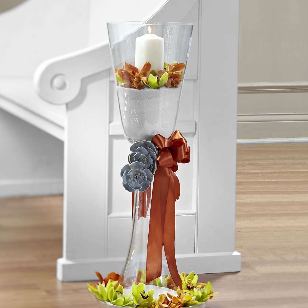 Matrimony Pew Decor – Blossom Shop, Conroe TX