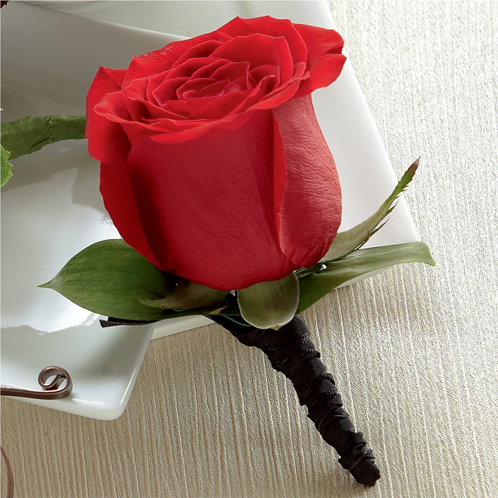 Red Rose Boutonniere – Blossom Shop, Conroe TX
