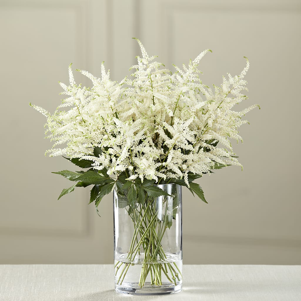 White Astilbe Bouquet – Blossom Shop, Conroe TX